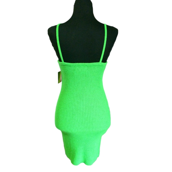 NWT Almost & Famous Green Knitted Dress - Picture 10 of 16